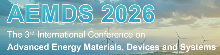 The 3rd International Conference on Advanced Energy Materials, Devices and Systems (AEMDS 2026) logo