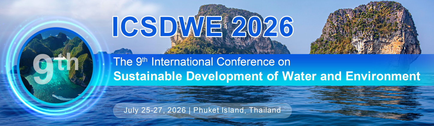 The 9th International Conference on Sustainable Development of Water and Environment (ICSDWE 2026) logo